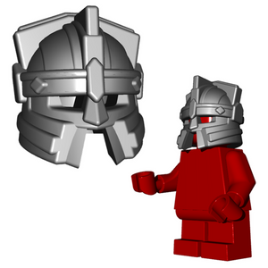 Brickwarriors DWARF HELM for Minifigures -Pick color- Castle LOTR