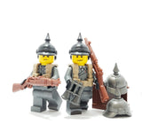 Brickwarriors PICKELHAUBE Custom Helmet Headgear Minifigures  -NEW- Pick Color