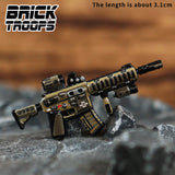 Custom M4 Rifle Variants for Minifigures -Pick Color!-  NEW Brick Troops Leyile