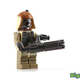 Custom MINIGUN Rotary Cannon for Minifigures -Pick Color!- Star Wars  NEW