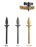 Custom Boar Spear Weapon for Minifigures -Pick your Color! NEW