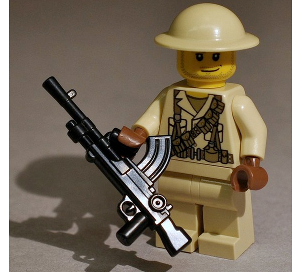 BrickArms BREN LMG -Gunmetal- for Custom Minifigures NEW WW2 British S ...