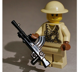 BrickArms BREN LMG -Gunmetal- for Custom Minifigures NEW WW2 British Soldier