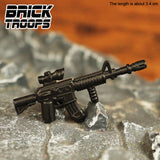 Custom M4 Rifle Variants for Minifigures -Pick Color!-  NEW Brick Troops Leyile