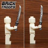 Leyile Custom UV Printed Chinese Sword A for Minifigures -Pick Color!-