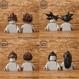 Leyile Brick Custom Minifigure HAIR Pieces -Pick Style! Amazing Detail