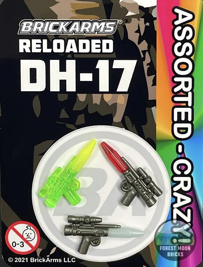 BrickArms DH-17 Blaster RELOADED Random Crazy Color Star Wars Minifigu ...
