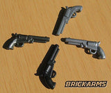 BrickArms M1851 Navy Revolver for Minifigures - Pick Color / Reloaded- NEW