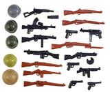 BrickArms WWII Weapons Pack V4 for Minifigures -Military Army -NEW
