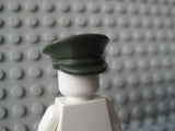 Custom OFFICER HAT for Minifigures -Police Military WWII -Pick Color