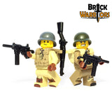 US Infantry SUSPENDERS Accessory for  Minifigures -Pick your Color!-