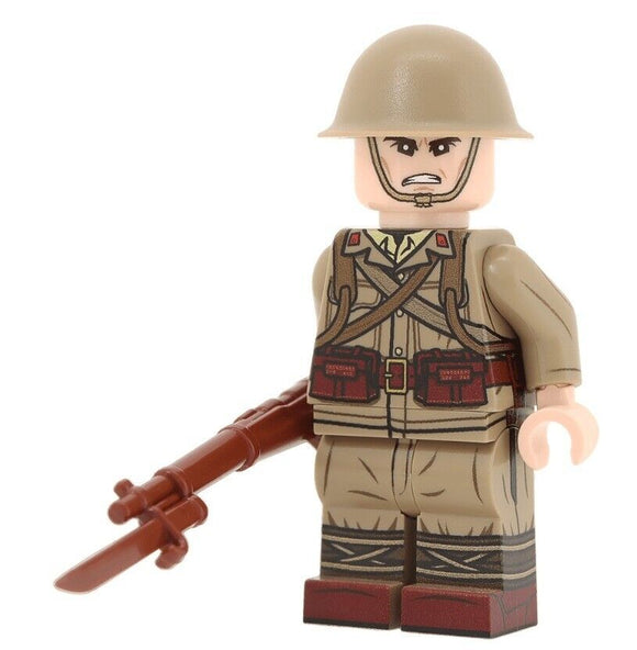 WW2 Japanese Army Rifleman (Burma)  Minifigure - United Bricks