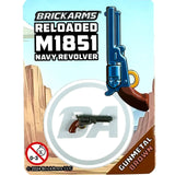 BrickArms M1851 Navy Revolver for Minifigures - Pick Color / Reloaded- NEW