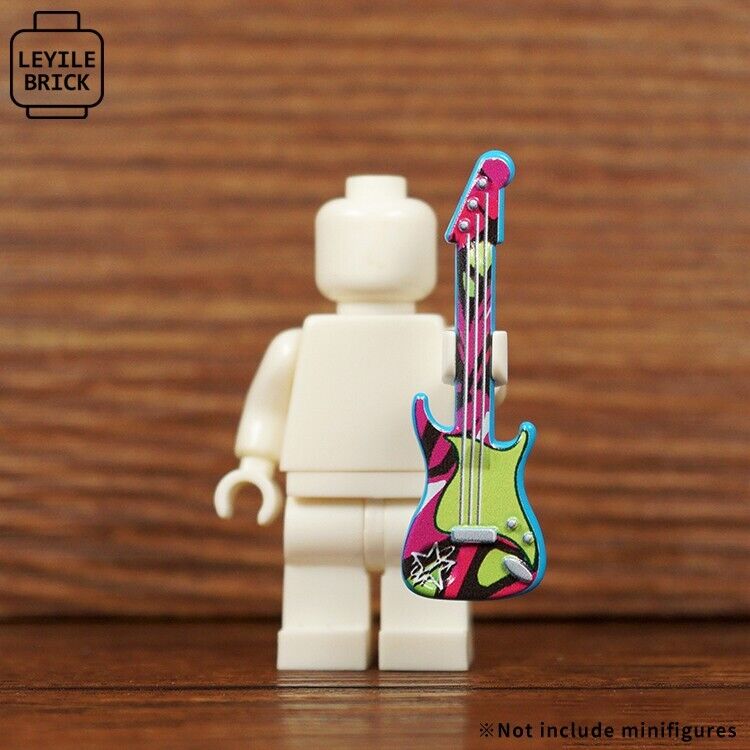Leyile Custom Guitar Accessory for Minifigures -Pick Style!- NEW