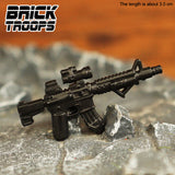 Custom M4 Rifle Variants for Minifigures -Pick Color!-  NEW Brick Troops Leyile