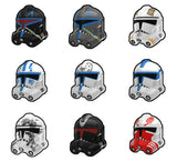 Arealight Phase 2 Clone Trooper Helmet for Star Wars Minifigs -Pick Color!