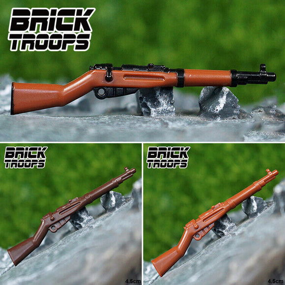 Custom Mosin Nagant for Minifigures -Pick Color!-  NEW Brick Troops Leyile