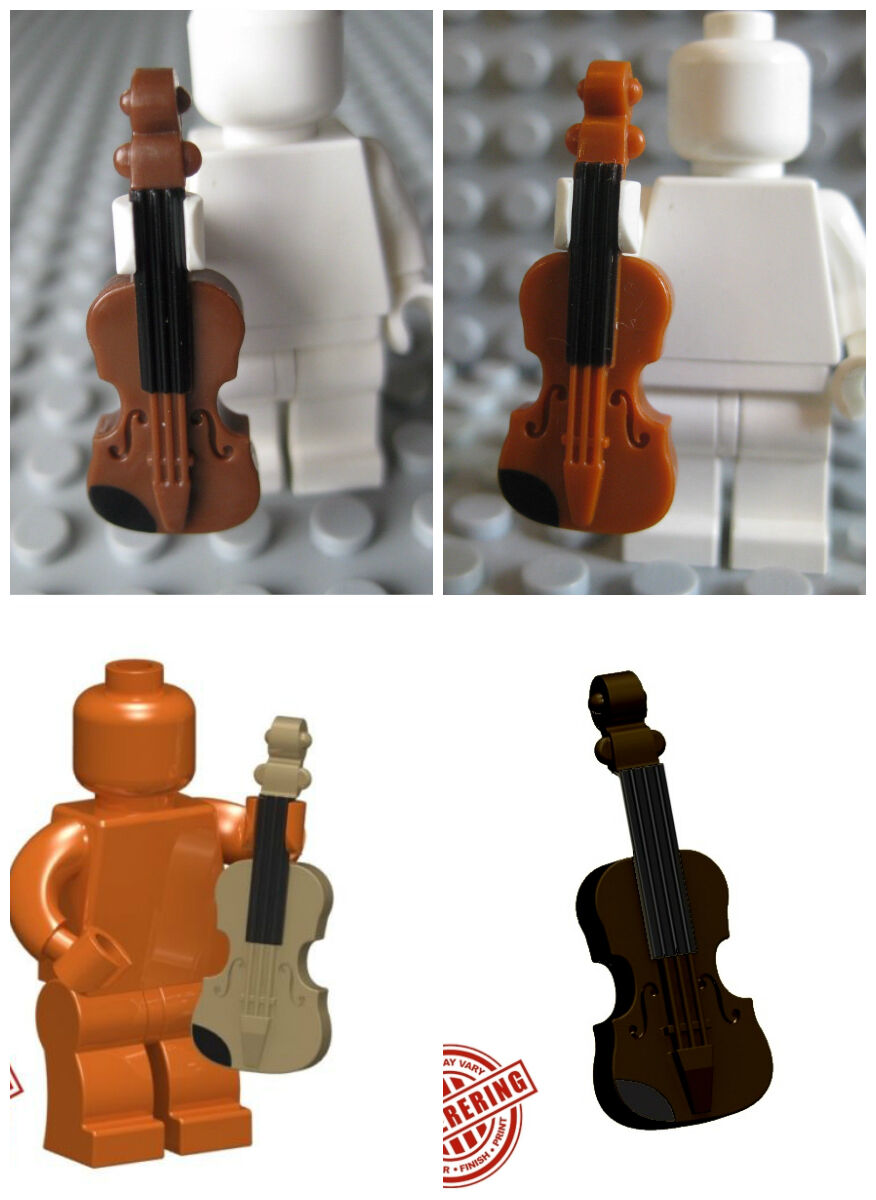 Brickforge Brickforge VIOLIN Instrument for Minifigures Musician -Pick Your Style ...