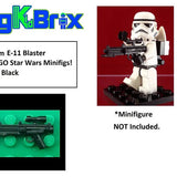 E-11 Blaster for Minifigures -Pick Color!- Star Wars  NEW Bigkidbrix