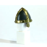 Custom NASAL HELM for  Minifigures Medieval Infantry -Pick your Color!-