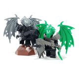 Custom Tattered Wings for Minifigures (Pair)-Pick your Color! NEW