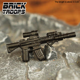 Custom M4 Rifle Variants for Minifigures -Pick Color!-  NEW Brick Troops Leyile