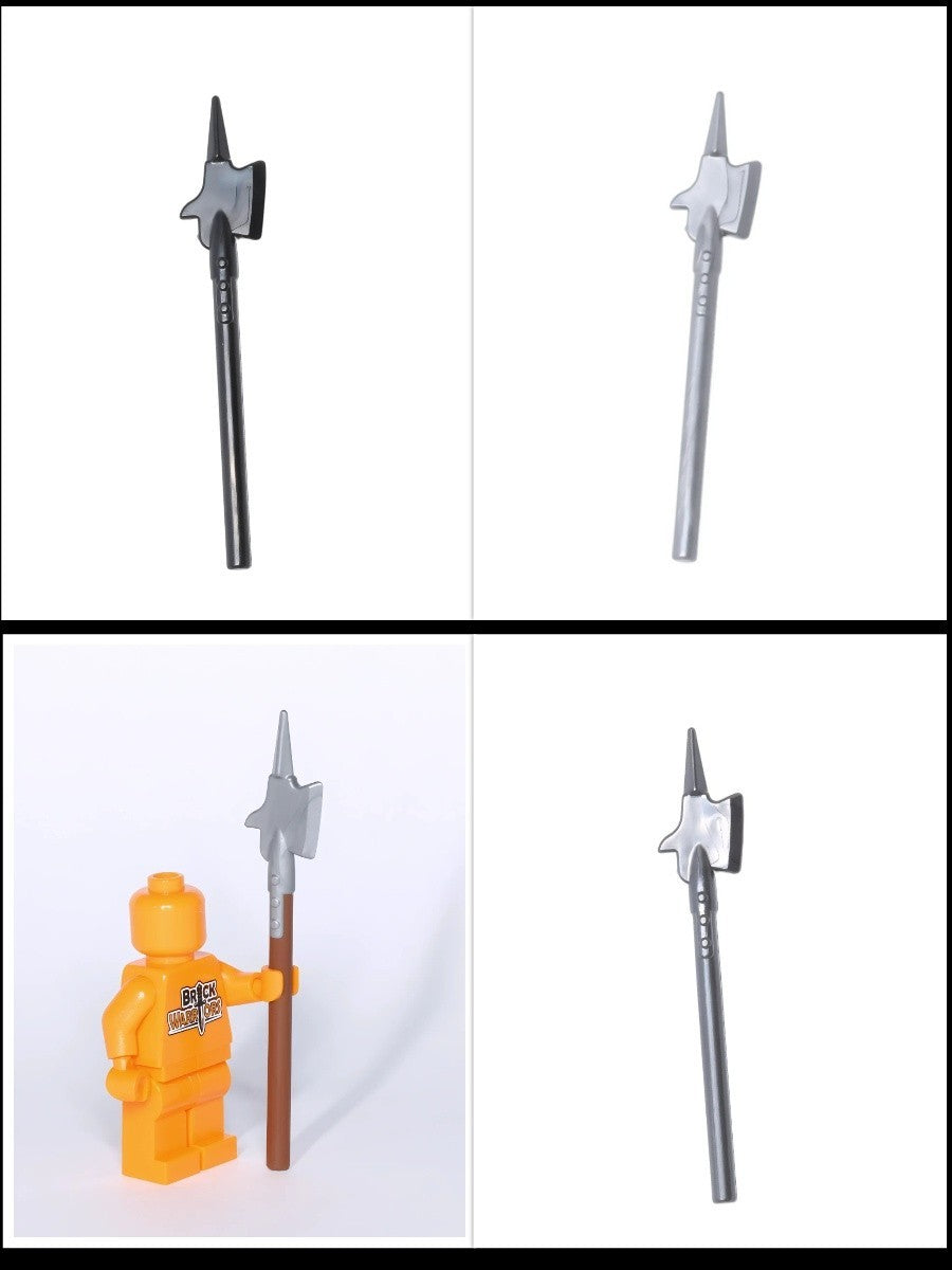 Custom Swiss Halberd Weapon for Minifigures -Pick Color- Overmolds & S ...