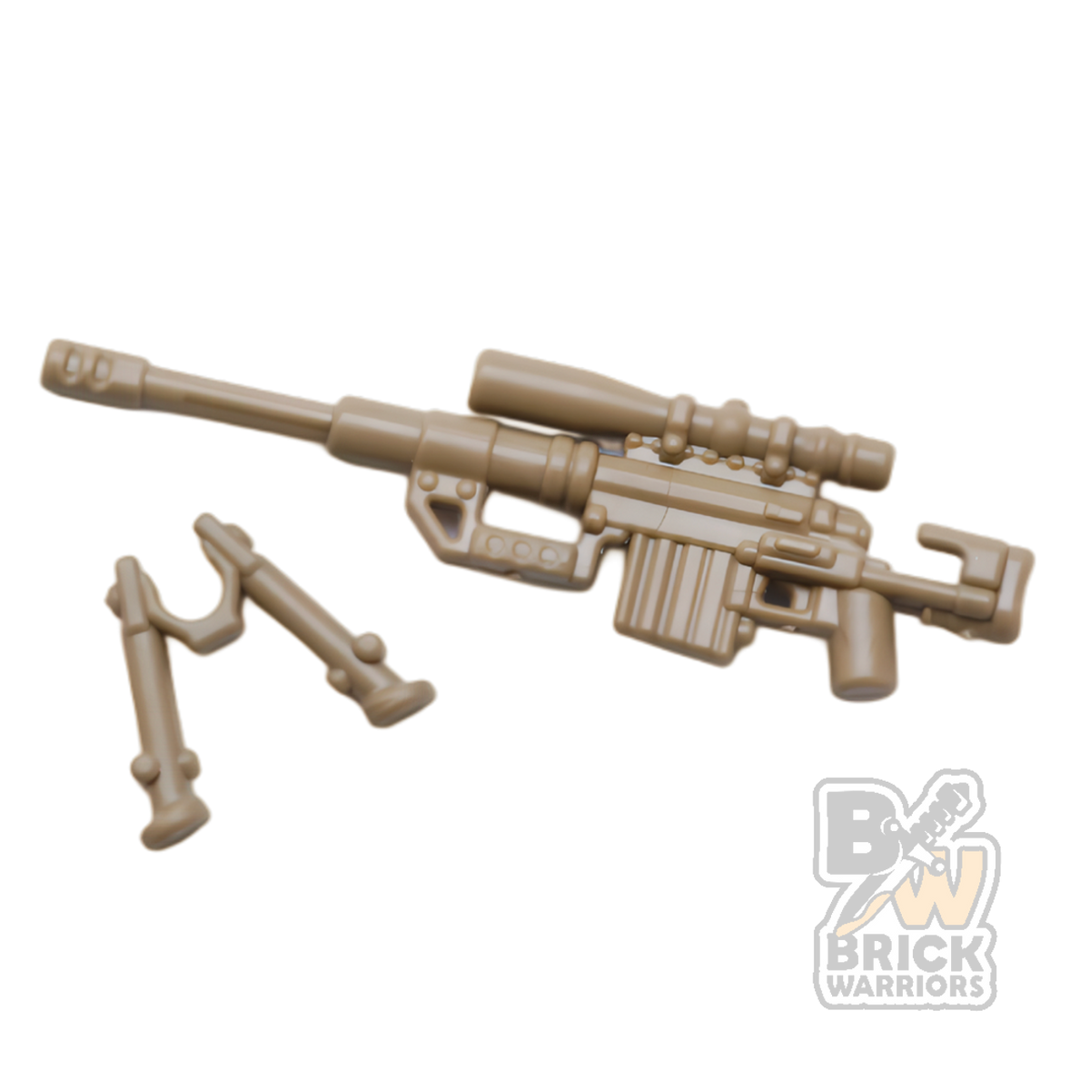 Brickwarriors Interceptor Sniper Rifle Custom Molded Minifig Weapon- D ...