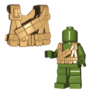 Custom US Gunner Suspender for Minifigures -Pick your Color!-