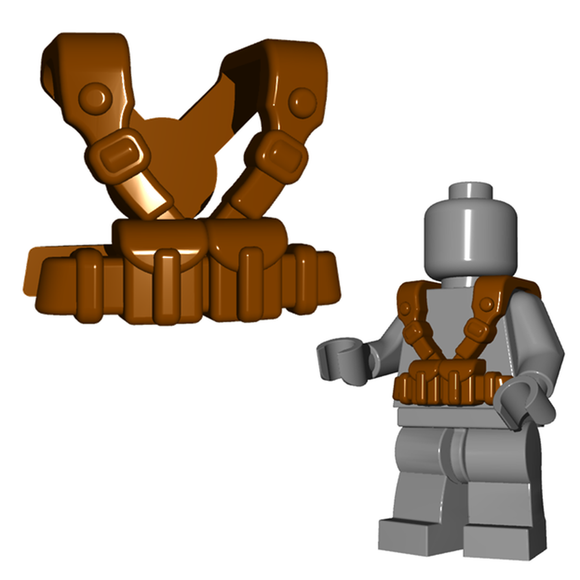 Brickwarriors ITALIAN SUSPENDERS for WWII Minifigures -Pick your Color!-