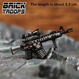 Custom M4 Rifle Variants for Minifigures -Pick Color!-  NEW Brick Troops Leyile