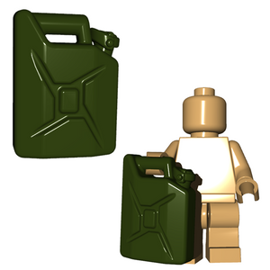 Custom GAS CAN Accessory for  Minifigures -Pick your Color! WWII Truck MOC