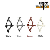 Custom Scythian Bow Weapon for Minifigures -Pick your Color!- Medieval Castle