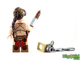 Custom "Slave Princess" Minifigure Printed on Genuine Lego Parts -by BKB