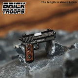 Leyile Custom M1911 for Minifigures -Pick Color!-  NEW Brick Troops