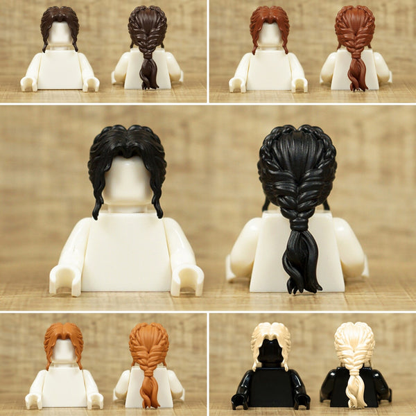Leyile Custom Female Hair 775-779 for Minifigures -Pick Color