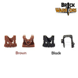 Brickwarriors SOVIET SUSPENDERS for  Minifigures -Pick your Color!-