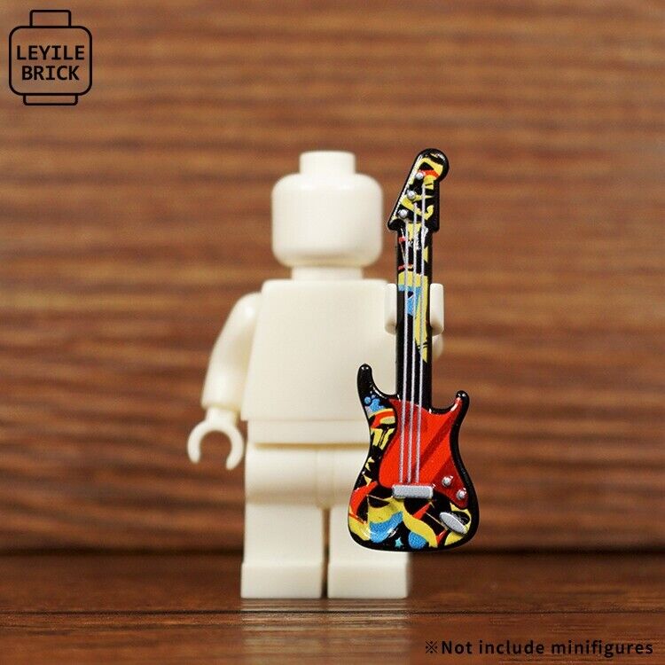 Leyile Custom Guitar Accessory for Minifigures -Pick Style!- NEW