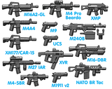 Brickarms Frontline Pack V2 Modern Combat- for Minifigures -NEW