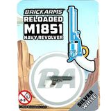 BrickArms M1851 Navy Revolver for Minifigures - Pick Color / Reloaded- NEW