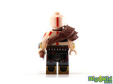 Custom God of War Minifig Printed on Genuine Lego Parts -by BKB