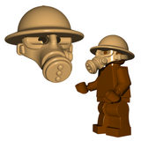 British GAS MASK for Minifigures -Pick your Color! WWII Soldier