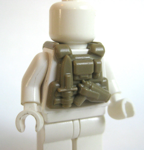 Brickarms Commando Vest PCV for Custom Minifigures -Pick your Color!-
