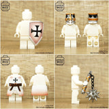 Leyile Teutonic & Crusader Knight Accessories for Minifigures -Pick Style!