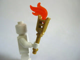 Brickwarriors Custom TORCH for  Minifigures LOTR Knight King Castle