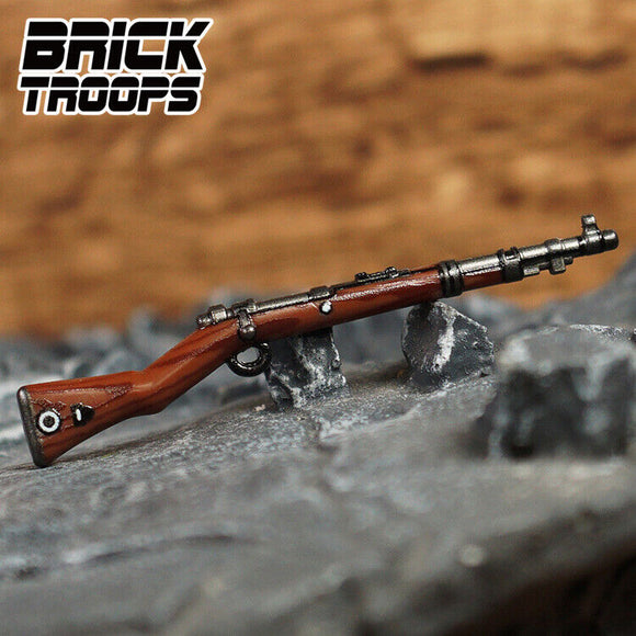 Custom Kar98 Rifle for Minifigures -Pick Color!-  NEW Brick Troops Leyile