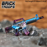 Custom M4 Rifle Variants for Minifigures -Pick Color!-  NEW Brick Troops Leyile