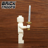 Leyile Custom UV Printed Chines Sword D for Minifigures -Pick Color!-