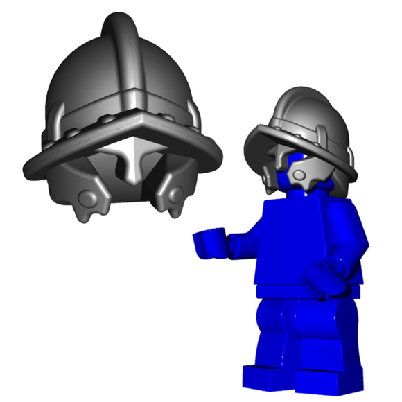 Custom City Watch Helm for Minifigures Knights Castle -Pick your Color! NEW
