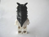 Custom WOLF PELT HELM for  Minifigures Black White or Brown -Castle Viking